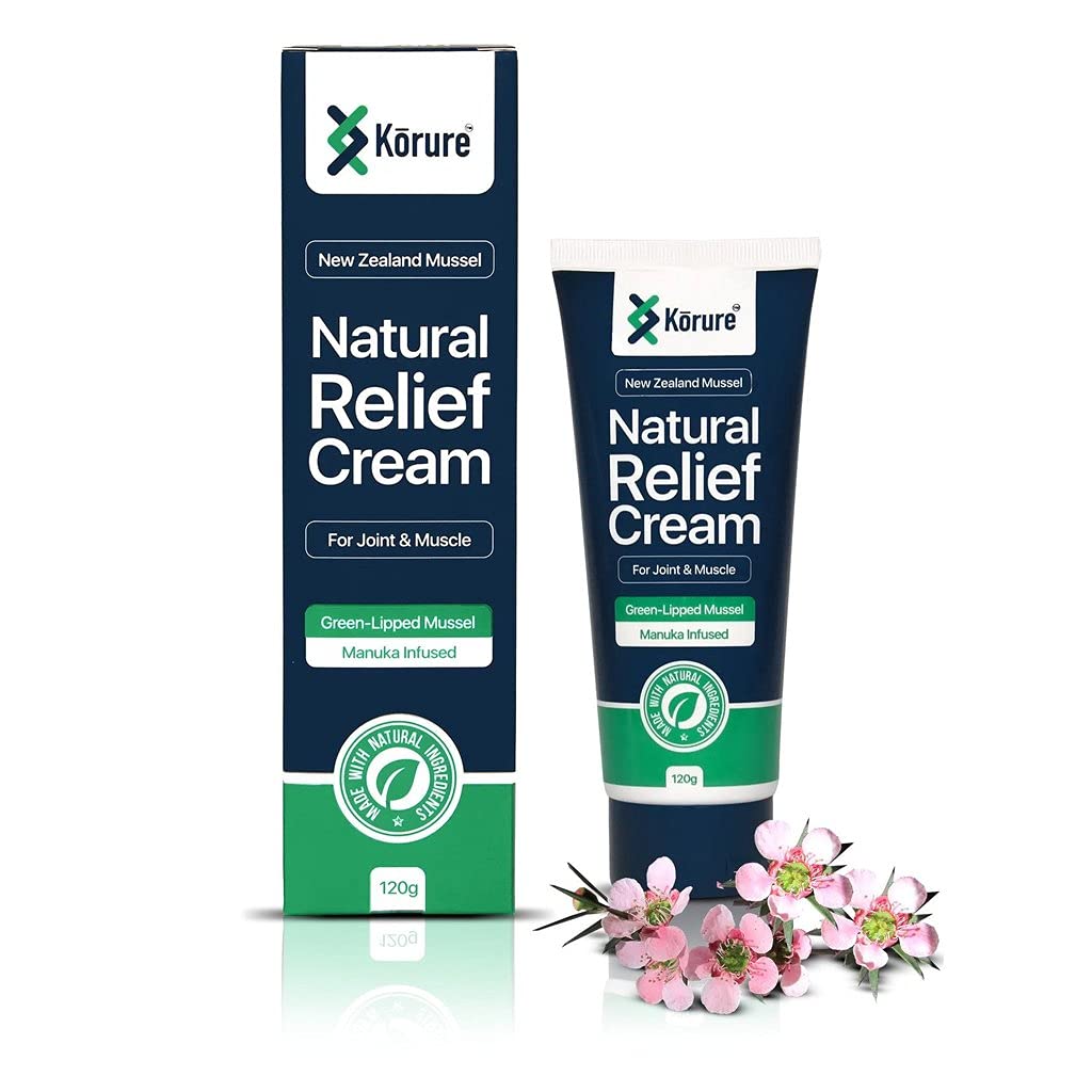 ユクルクリーム　YUKURU RELIEF CREAM 75g 2本セット Korure Natural Relief Cream 120g Instant Joint & Muscle Support